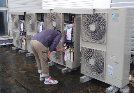 空調設備の様子