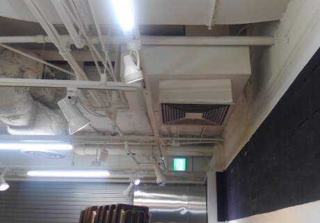 空調設備の様子